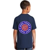 Make Trump Potus Again 47 Back And Front Kids T-Shirt