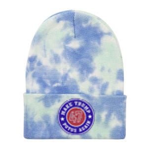 Make Trump Potus Again 47 Back And Front Tie Dye 12in Knit Beanie