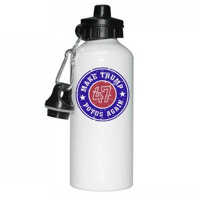 Make Trump Potus Again 47 Back And Front Aluminum Water Bottle