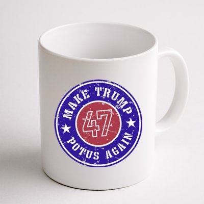 Make Trump Potus Again 47 Back And Front Coffee Mug