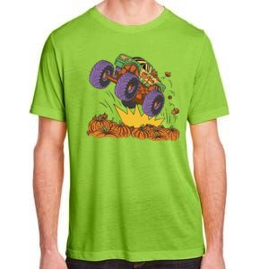 Monster Truck Pumpkin Patch Adult ChromaSoft Performance T-Shirt