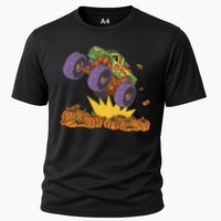 Monster Truck Pumpkin Patch Cooling Performance Crew T-Shirt