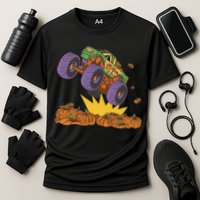 Monster Truck Pumpkin Patch Cooling Performance Crew T-Shirt