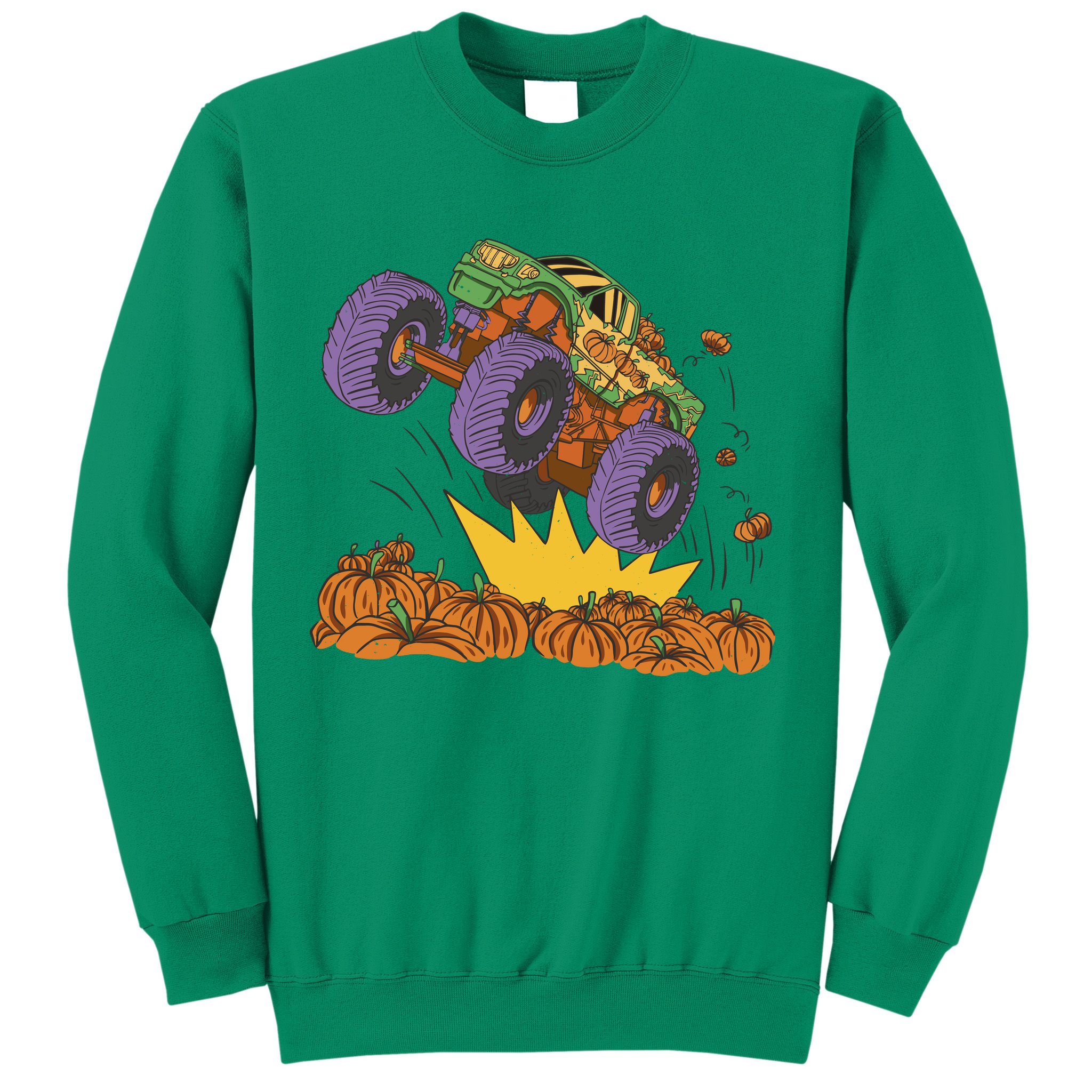 Monster Truck Pumpkin Patch Sweatshirt