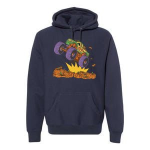 Monster Truck Pumpkin Patch Premium Hoodie