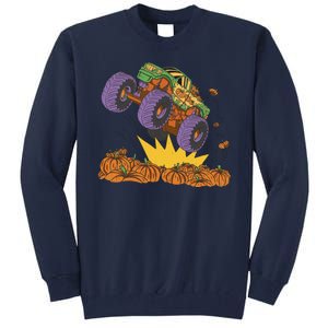 Monster Truck Pumpkin Patch Tall Sweatshirt