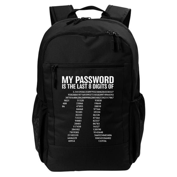 Math Teacher Pi Symbol Science Student For Pi Day Math Geek Daily Commute Backpack
