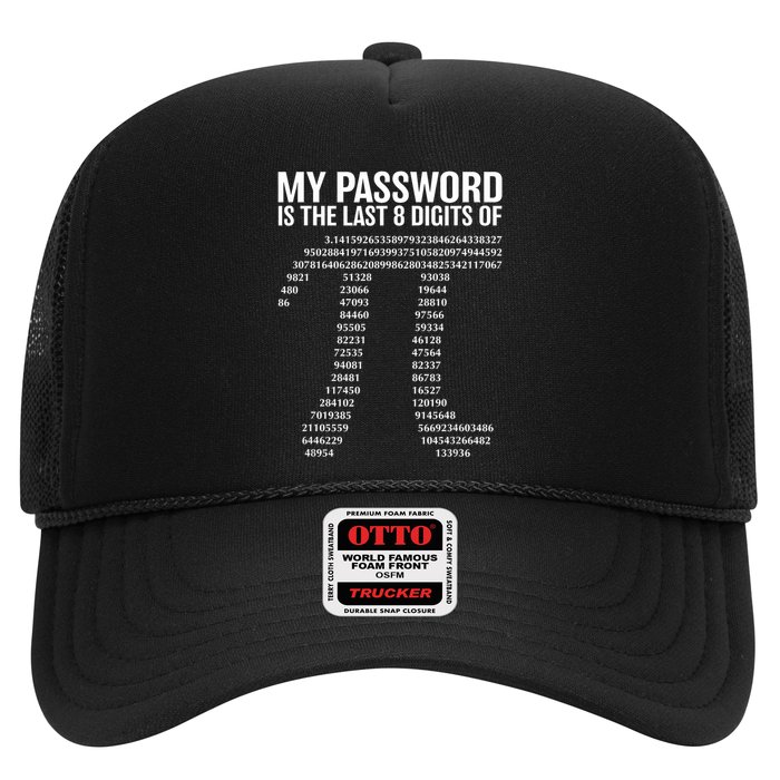 Math Teacher Pi Symbol Science Student For Pi Day Math Geek Trucker Hat