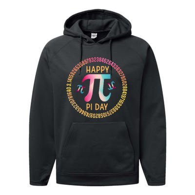 Math Teacher Pi day Lover Performance Fleece Hoodie