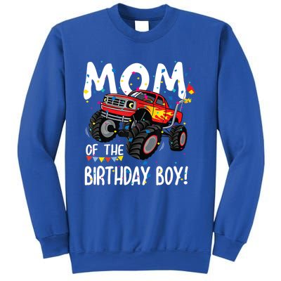 Monster Truck Party Mom Of Birthday Boy Gift Sweatshirt