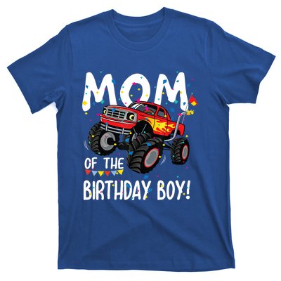 Monster Truck Party Mom Of Birthday Boy Gift T-Shirt