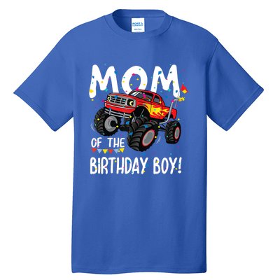 Monster Truck Party Mom Of Birthday Boy Gift Tall T-Shirt