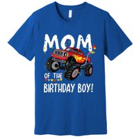 Monster Truck Party Mom Of Birthday Boy Gift Premium T-Shirt