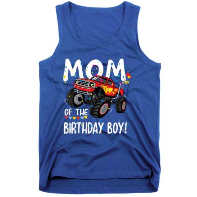 Monster Truck Party Mom Of Birthday Boy Gift Tank Top