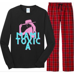 Mami ToxicA Pink With Aqua Long Sleeve Pajama Set