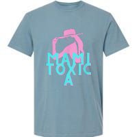 Mami ToxicA Pink With Aqua Garment-Dyed Heavyweight T-Shirt