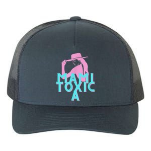 Mami ToxicA Pink With Aqua Yupoong Adult 5-Panel Trucker Hat