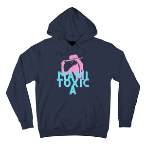 Mami ToxicA Pink With Aqua Hoodie