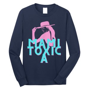 Mami ToxicA Pink With Aqua Long Sleeve Shirt