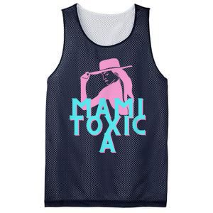 Mami ToxicA Pink With Aqua Mesh Reversible Basketball Jersey Tank