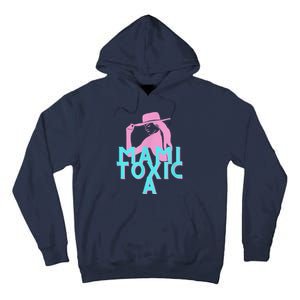 Mami ToxicA Pink With Aqua Tall Hoodie