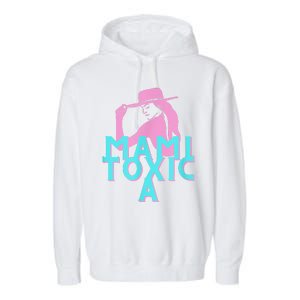 Mami ToxicA Pink With Aqua Garment-Dyed Fleece Hoodie