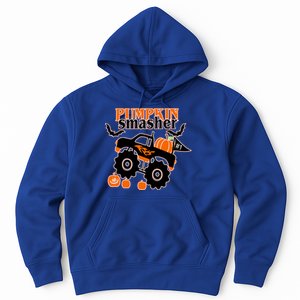 Monster Truck Pumpkin Smasher Funny Halloween Truck Gift Hoodie