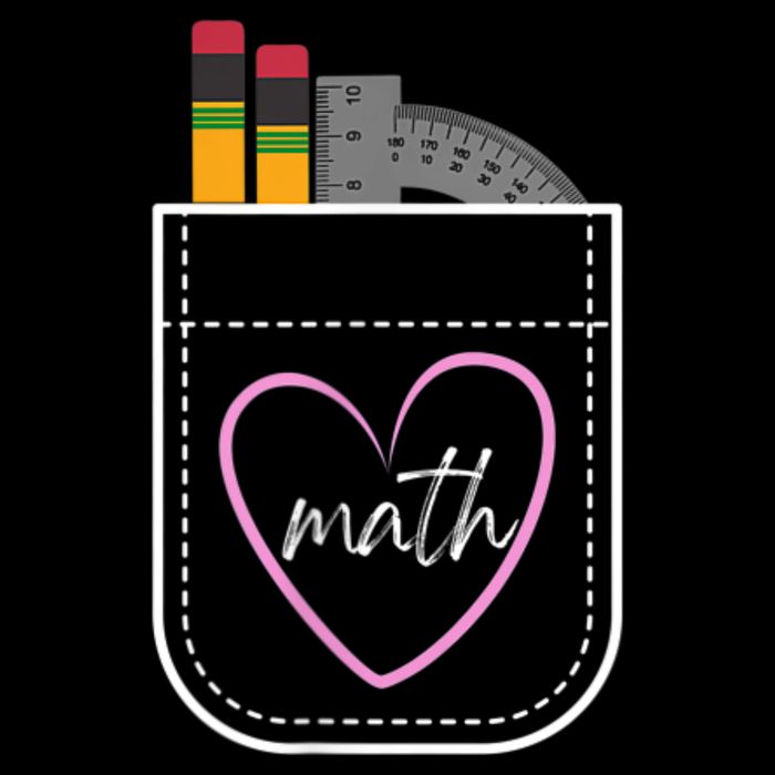 Math Teacher Pocket With Pencils And Protractor Performance Shirt