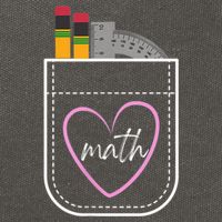 Math Teacher Pocket With Pencils And Protractor Cotton Canvas Backpack