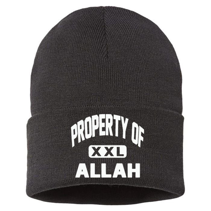 Mike Tyson Property Of Allah Sustainable Knit Beanie