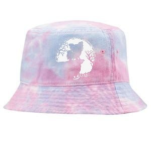 Moon Tree Pumpkin Mountain Incredible Papillion Dog Tie-Dyed Bucket Hat