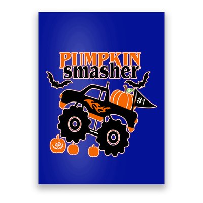 Monster Truck Pumpkin Smasher Funny Halloween Truck Cute Gift Poster
