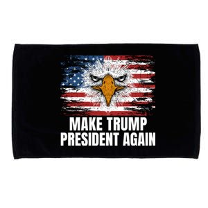 Make Trump President Again 2024 Microfiber Hand Towel