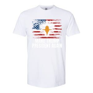 Make Trump President Again 2024 Softstyle® CVC T-Shirt