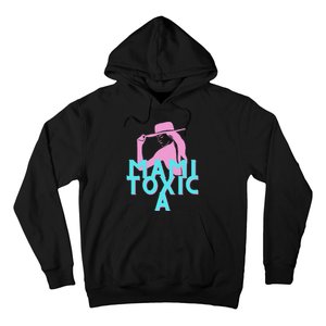 Mami ToxicA Pink with Aqua Hoodie