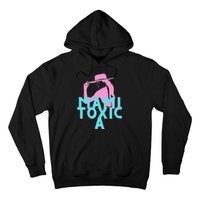 Mami ToxicA Pink with Aqua Hoodie