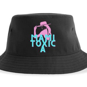 Mami ToxicA Pink with Aqua Sustainable Bucket Hat