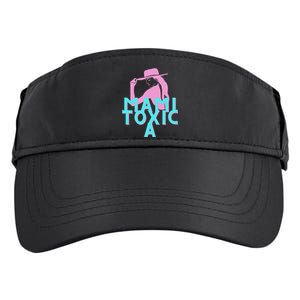 Mami ToxicA Pink with Aqua Adult Drive Performance Visor