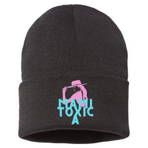 Mami ToxicA Pink with Aqua Sustainable Knit Beanie