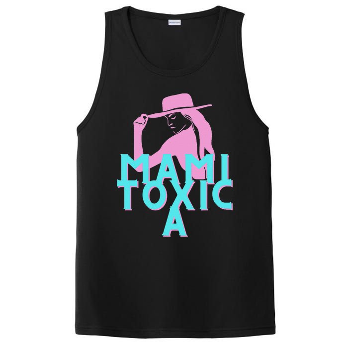 Mami ToxicA Pink with Aqua PosiCharge Competitor Tank