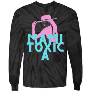 Mami ToxicA Pink with Aqua Tie-Dye Long Sleeve Shirt