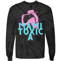 Mami ToxicA Pink with Aqua Tie-Dye Long Sleeve Shirt