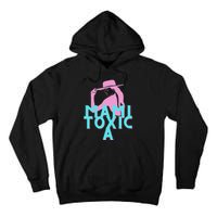 Mami ToxicA Pink with Aqua Tall Hoodie