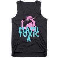 Mami ToxicA Pink with Aqua Tank Top