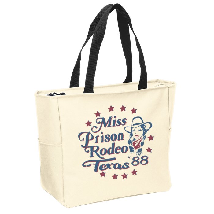 Miss Texas Prison Rodeo Southern Country Music Zip Tote Bag