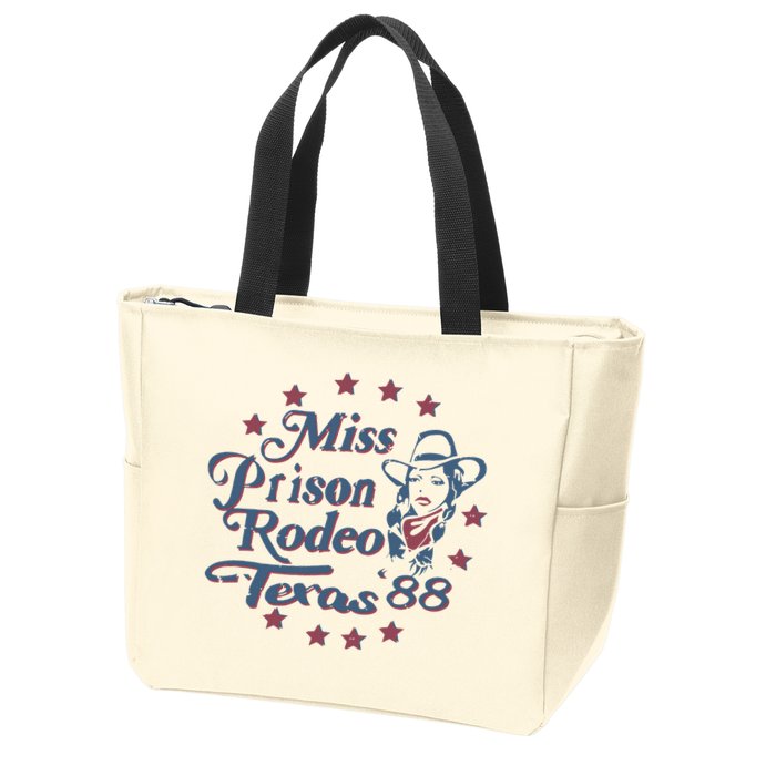 Miss Texas Prison Rodeo Southern Country Music Zip Tote Bag