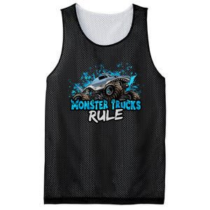 Monster Trucks Rule Mesh Reversible Basketball Jersey Tank