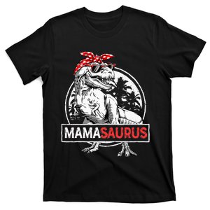 Mamasaurus T Rex Dinosaur Funny Mama Saurus Mothers Family T-Shirt