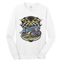 Monster Truck Retro Distressed Vintage Monster Truck Tall Long Sleeve T-Shirt