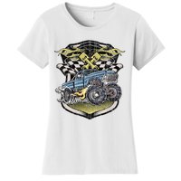 Monster Truck Retro Distressed Vintage Monster Truck Women's T-Shirt